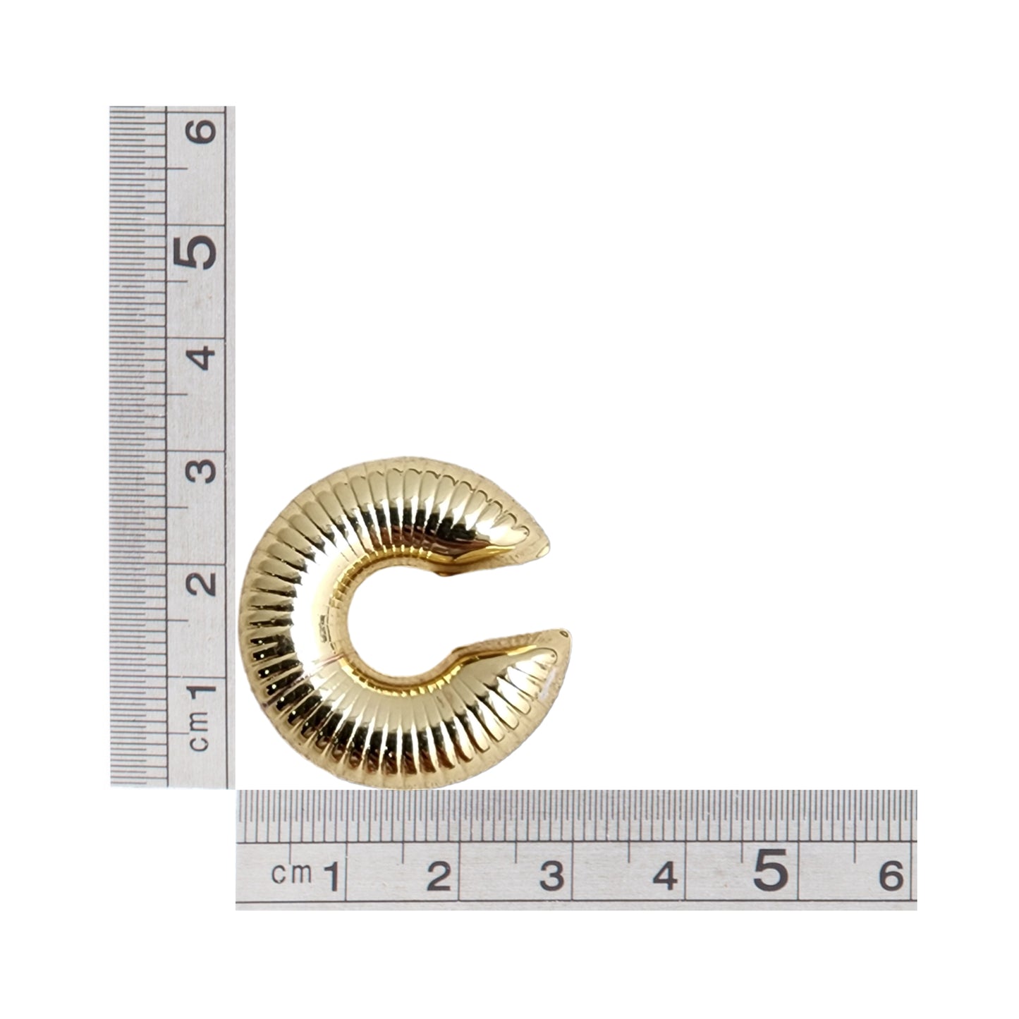 Ear Cuff Dona Rayada 3 cm