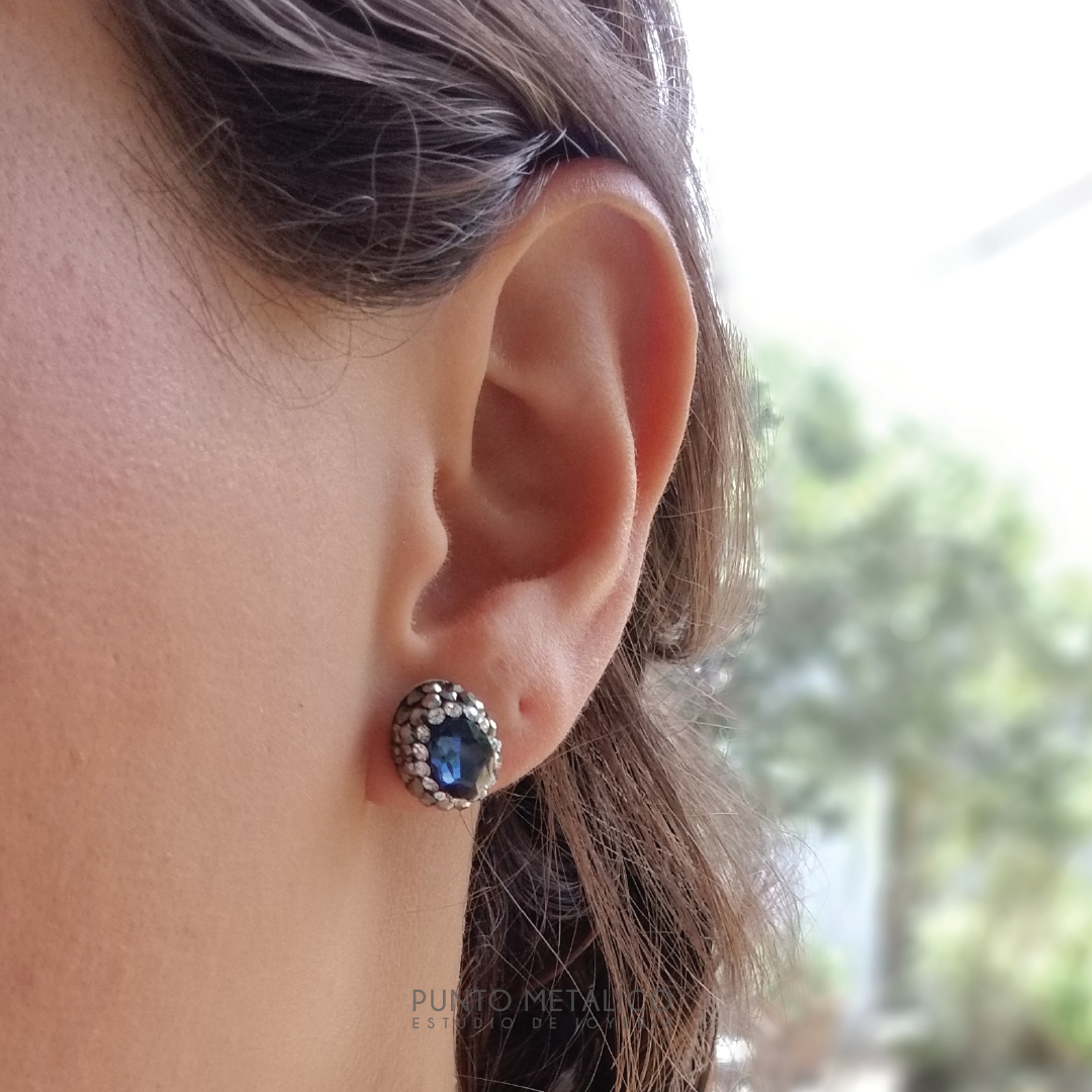 Broquel piedra y cristales