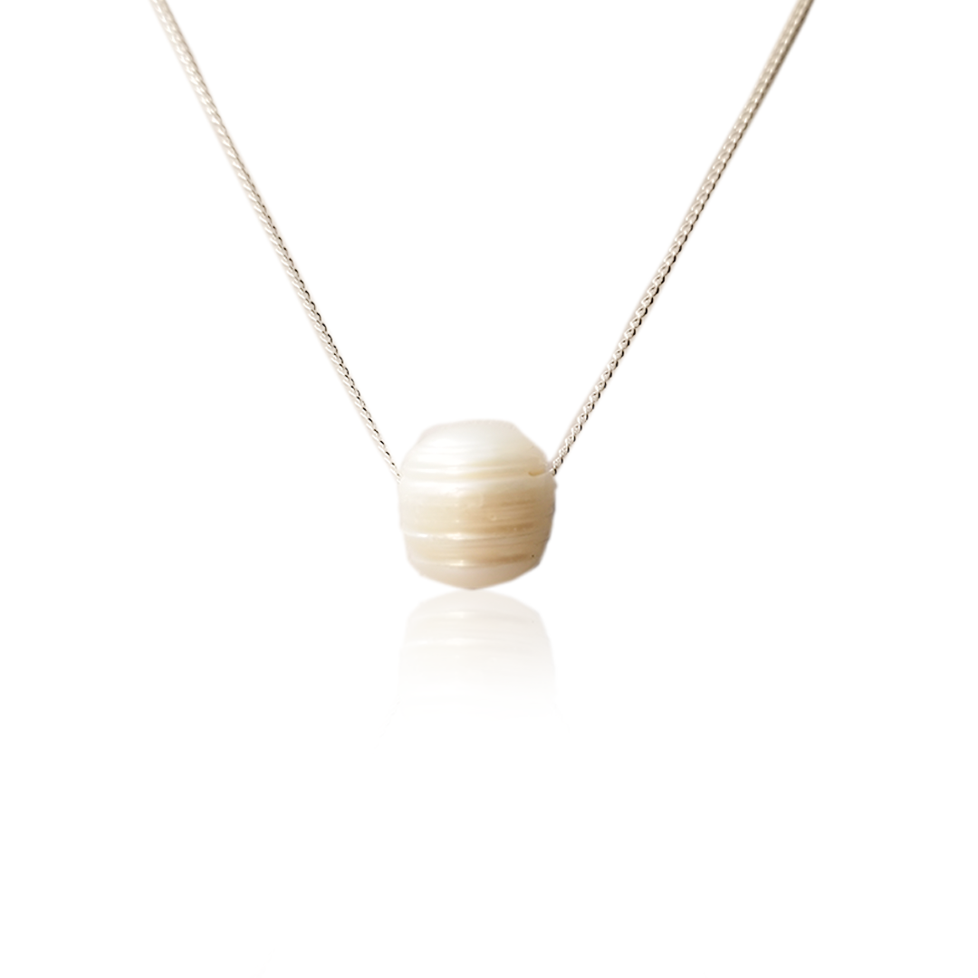 Dije perla Plata .925