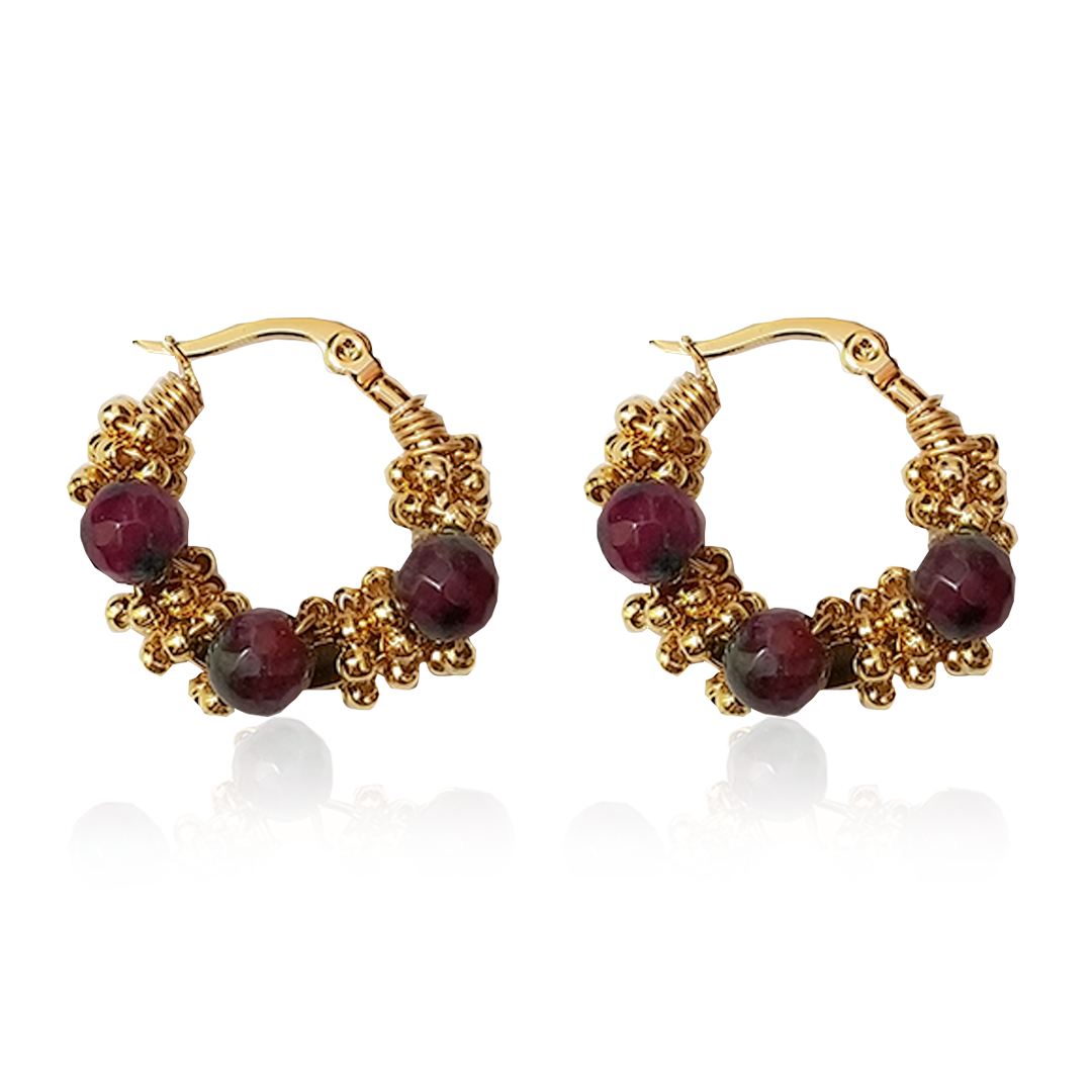 Agata Chunky Hoops