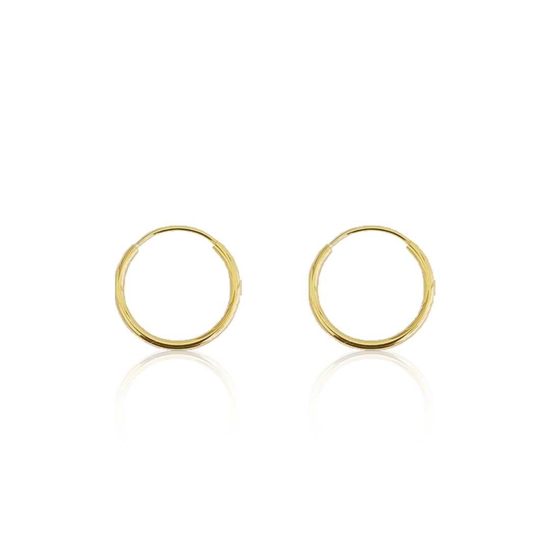 Arracada 0.8 cm, Oro 10k (Par de Aretes)