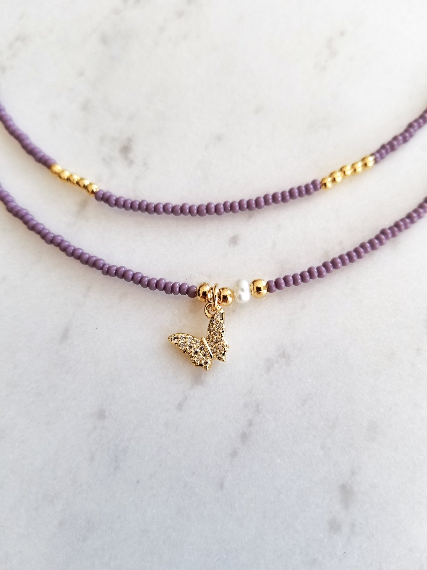 Collar Rosalía Morado