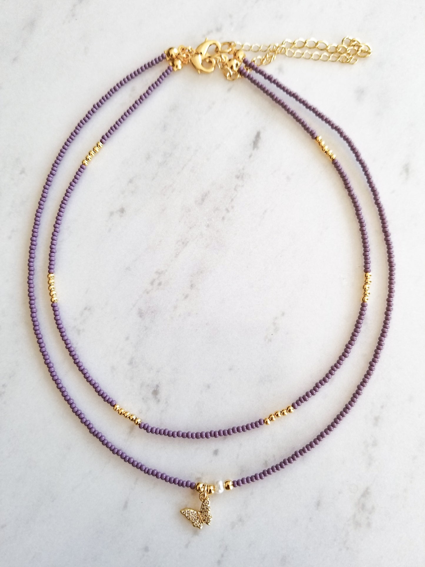 Collar Rosalía Morado