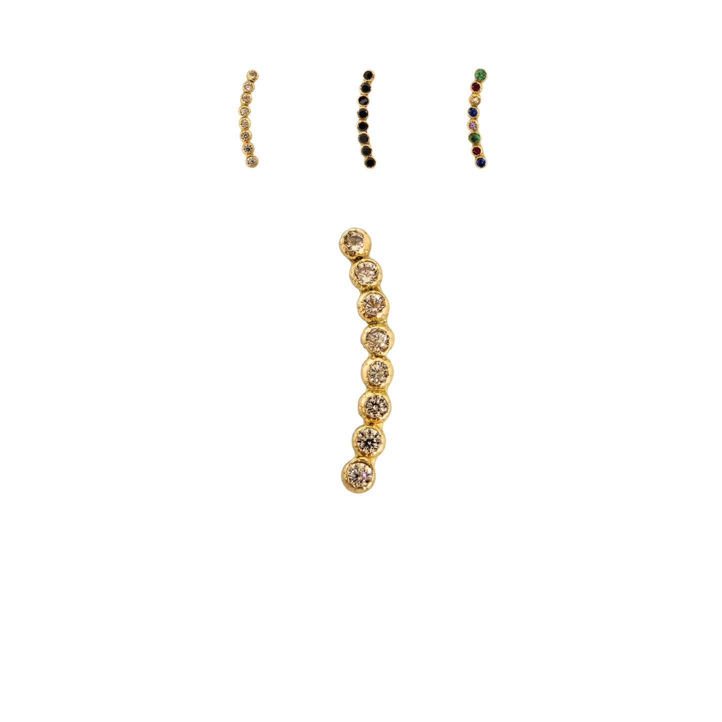 Aretes Lambada Mini Bisel Color a Elegir Tipo Broquel Elegantes y Delicados Cierre Rosca Diseño Atemporal y Clásico