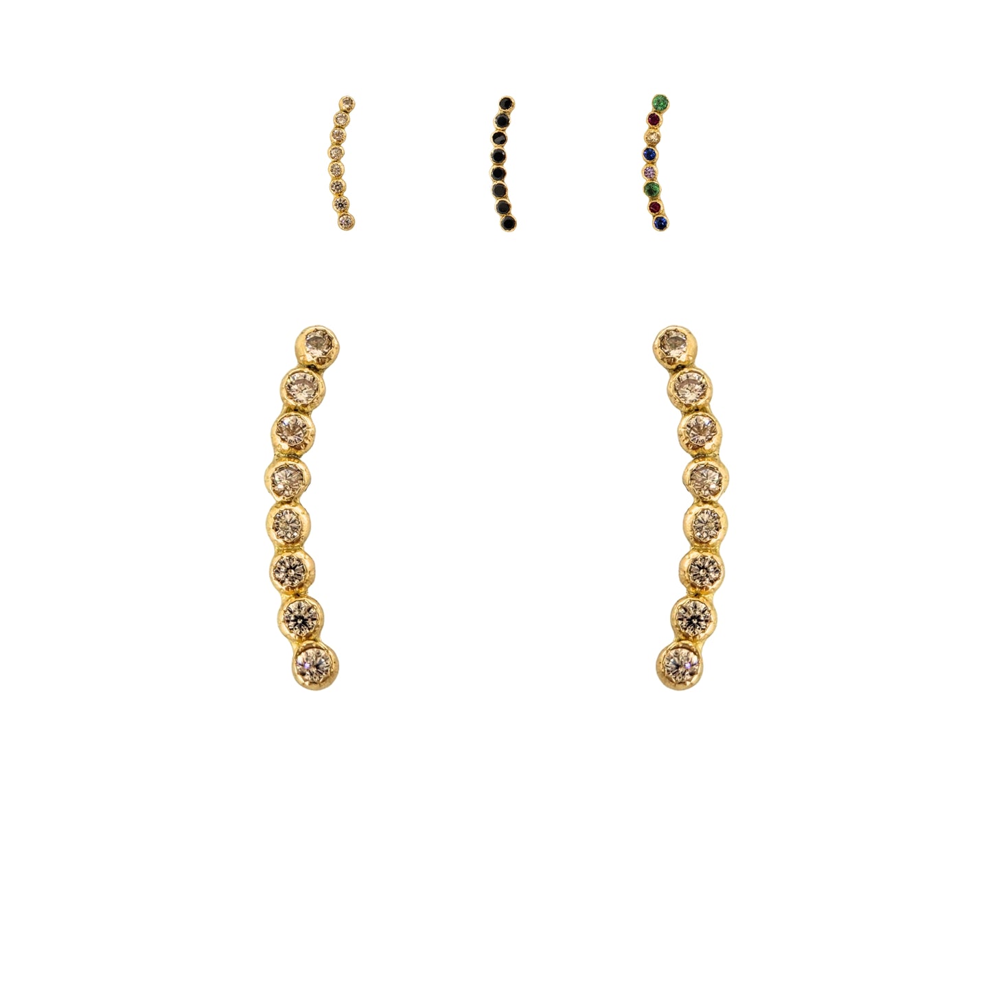 Aretes Lambada Mini Bisel Color a Elegir Tipo Broquel Elegantes y Delicados Cierre Rosca Diseño Atemporal y Clásico
