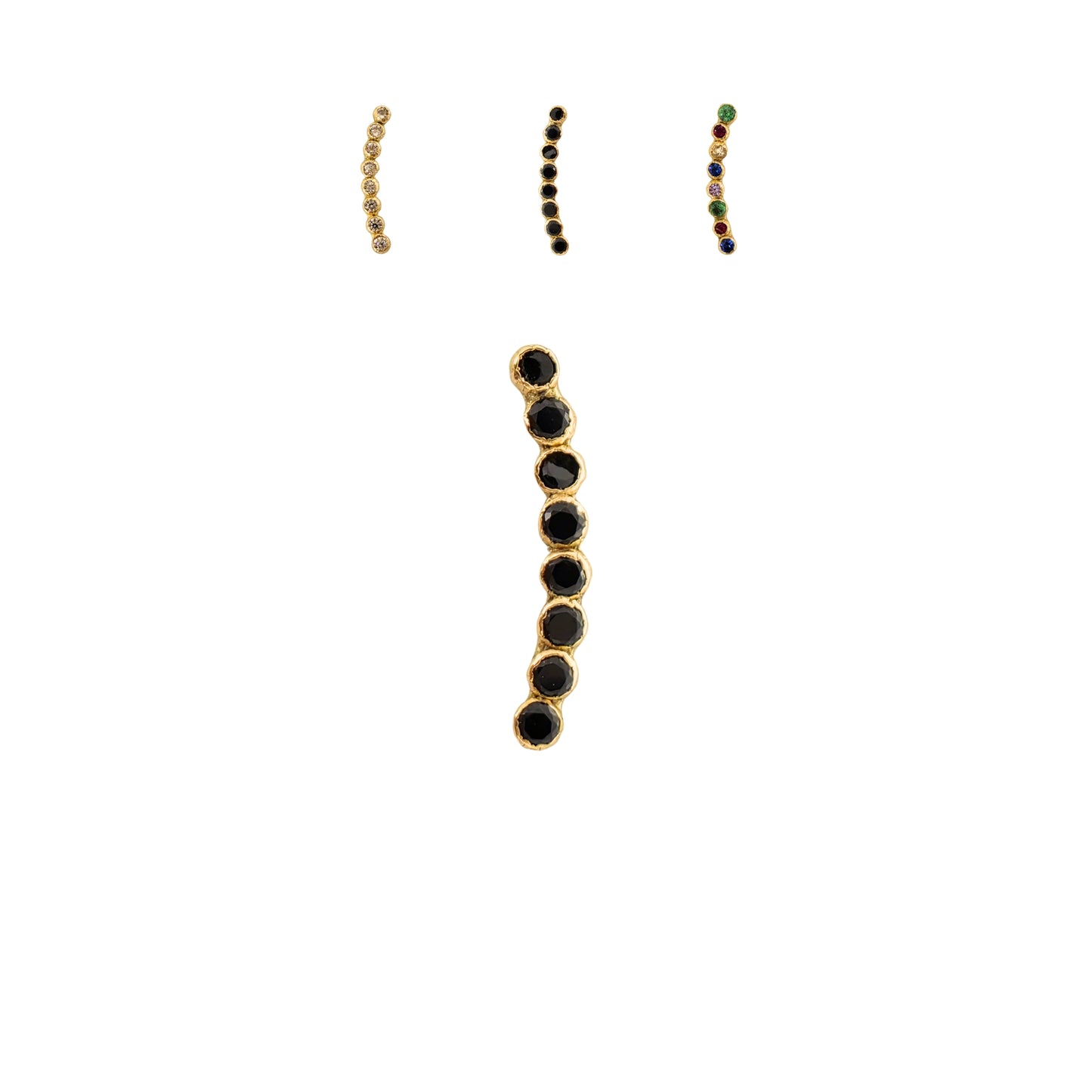 Aretes Lambada Mini Bisel Color a Elegir Tipo Broquel Elegantes y Delicados Cierre Rosca Diseño Atemporal y Clásico