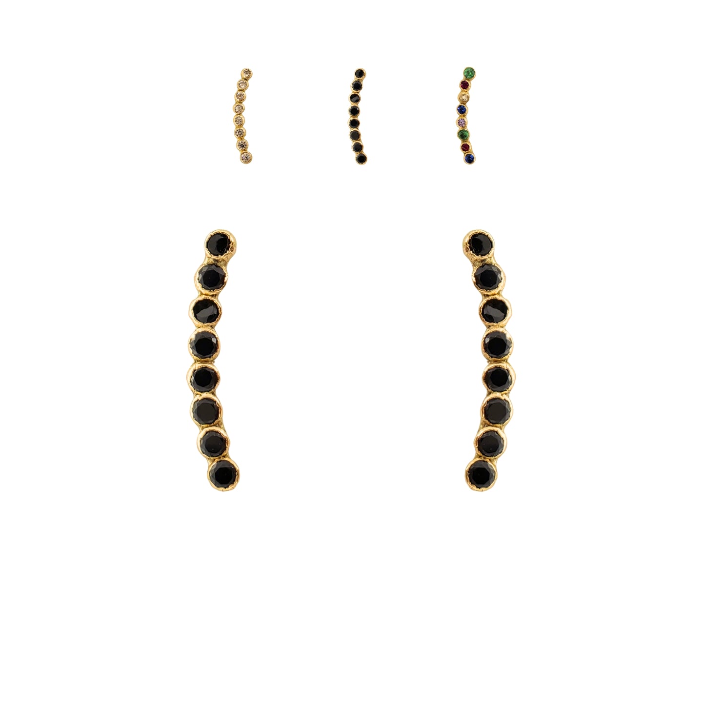Aretes Lambada Mini Bisel Color a Elegir Tipo Broquel Elegantes y Delicados Cierre Rosca Diseño Atemporal y Clásico