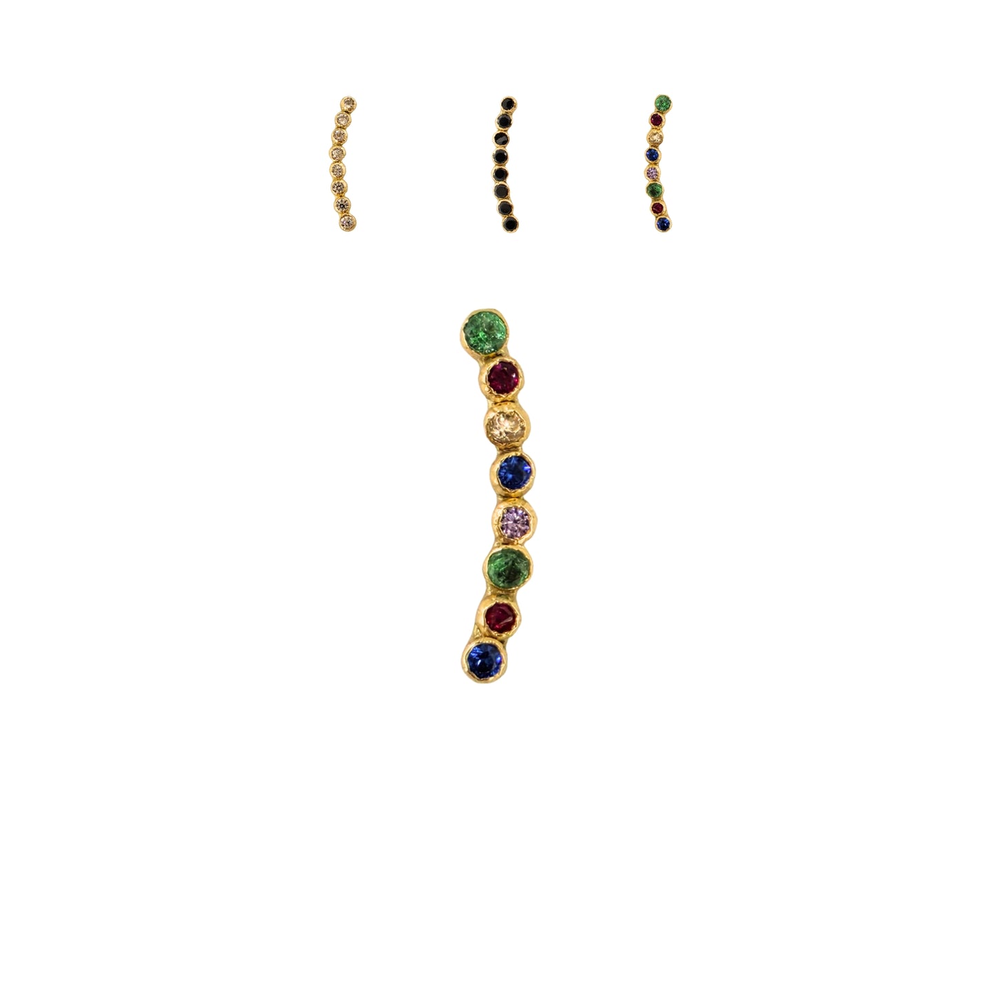 Aretes Lambada Mini Bisel Color a Elegir Tipo Broquel Elegantes y Delicados Cierre Rosca Diseño Atemporal y Clásico