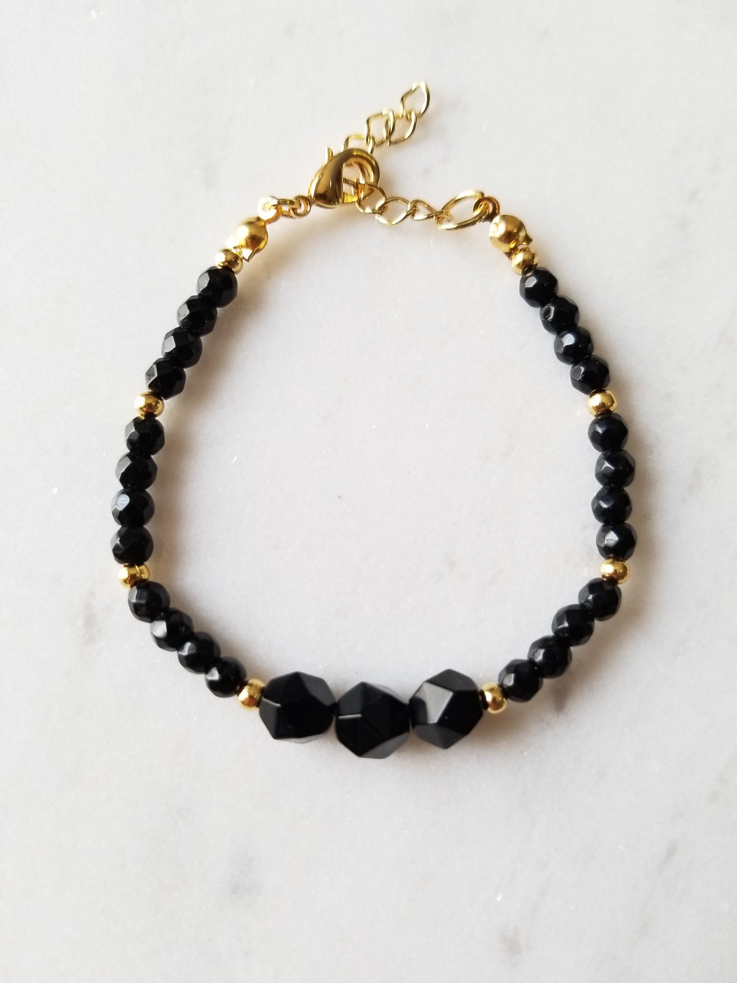 Pulsera Osiris Agata Negro