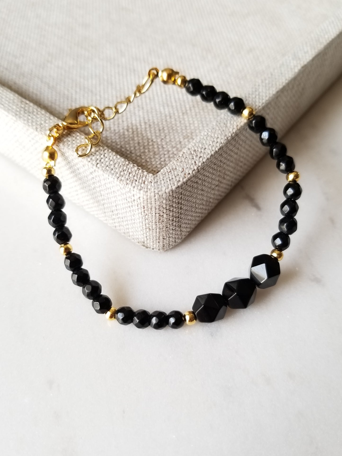 Pulsera Osiris Agata Negro