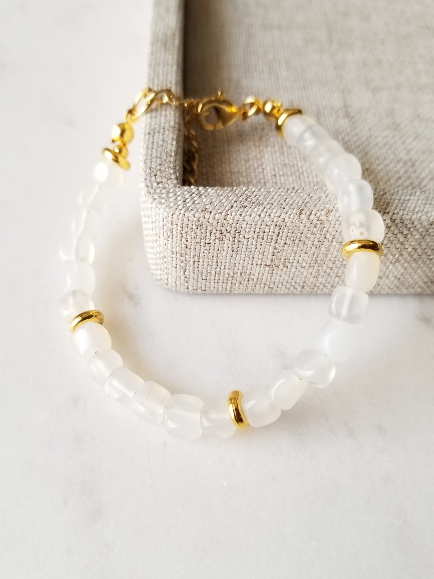 Pulsera Tania Agata Blanco